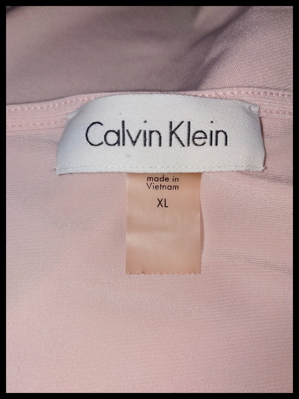 Calvin Klein Blush Pink Sleeveless Cowl Neck Blouse - Picture 4 of 6